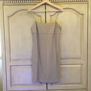 Ann Taylor Tan Floral Mini Dress Size 4